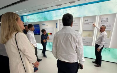 Romero visitó en China una empresa líder en gestión energética e infraestructura urbana inteligente