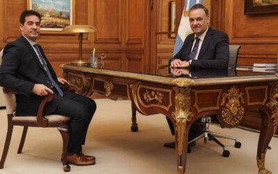 Adorni se reunió con el nuevo vocero presidencial y anunció que Javier Lanari dejará de ser el secretario de Prensa