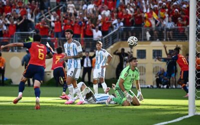 Argentina dejó el corazón, pero cayó ante España en una final dramática y no pudo conquistar el bicampeonato mundial