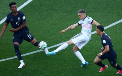 Con un gol en el arranque, Bélgica le gana a Estados Unidos en los octavos de final