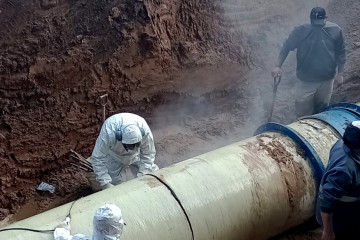 Gradual y progresiva reanudación del servicio de agua en zona este
