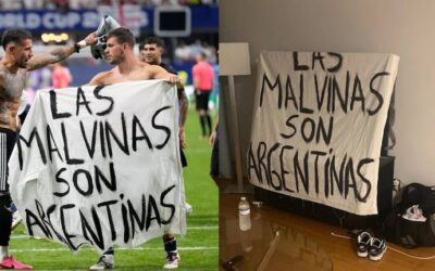 Habló el hincha de la Selección que pintó la bandera de Malvinas: “Fue una locura, nunca imaginé que iba a dar la vuelta al mundo”