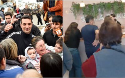 La locura por Lionel Scaloni no tiene límites: un video reveló las largas filas para comprar en la pastelería de la hermana del DT en Pujato