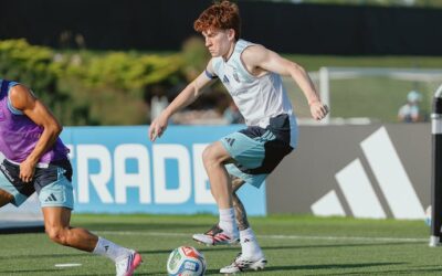 La Selección entrenó en Kansas: los suplentes trabajaron en la cancha y los titulares hicieron ejercicios de recuperación