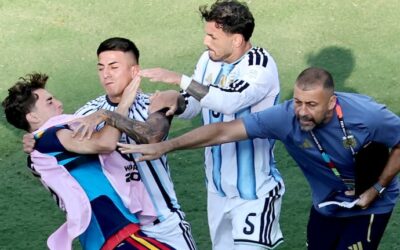 Lo que la transmisión oficial no mostró: la brutal pelea de Paredes y Gavi tras el final del partido