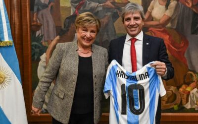 Luis Caputo habló tras la reunión con la titular del FMI: “Quiere ver cómo se desarrolla Vaca Muerta con sus propios ojos”