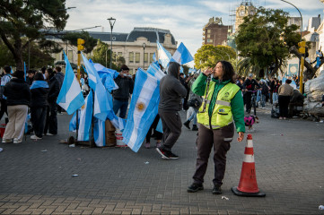 Operativo especial de tránsito y transporte por el partido entre Argentina e Inglaterra