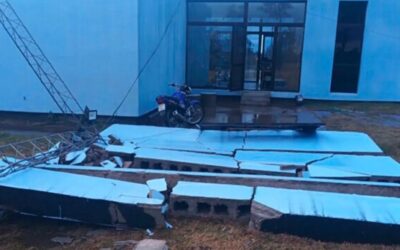 Temporal en Uruguay provocó la muerte de una mujer y dejó graves destrozos