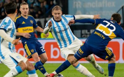 Boca y Racing empataron 1-1 en un clásico caliente en Avellaneda