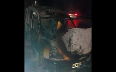 Choque con alcoholemia positiva y una camioneta incendiada en Paraná
