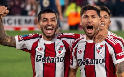 Con goles de Montiel y Correa, River le ganó 2-0 a Argentinos y logró su primer triunfo en el Torneo Clausura