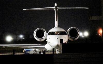 Lionel Messi ya aterrizó en Rosario y se dirige a la ceremonia de despedida de su papá Jorge