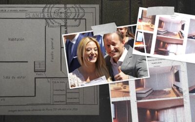 Revelan nuevas fotos que confirman que hubo modificaciones en el vestidor en el que Jesica Cirio se grabó con los fajos de dólares