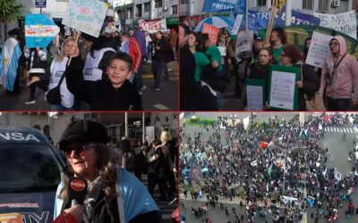 Se replicó en Paraná la marcha nacional contra la Ley de Inviolabilidad de la Propiedad Privada