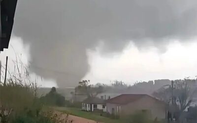 Tornado azotó una zona de Brasil fronteriza con Argentina: un muerto, cinco heridos y más de 2.300 evacuados