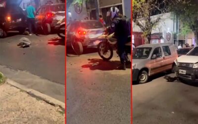 Choque múltiple entre cuatro vehículos en Paraná dejó una mujer lesionada