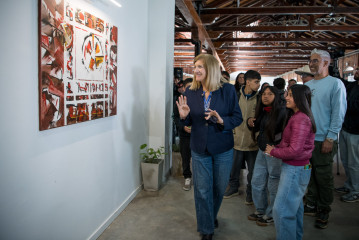 El Centro Cultural Juan L. Ortiz recibió la donación de cuatro obras de la Gloria Montoya