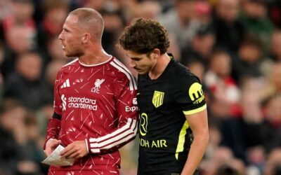 El divertido cruce entre Alexis Mac Allister y Julián Álvarez en la Champions League: “Me quiso mirar el papel”