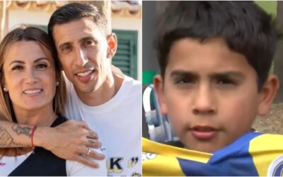 El gesto de Ángel Di María y su esposa con un nene que vendía camisetas de Central junto a su papá y sufrió un robo tras el clásico de Rosario