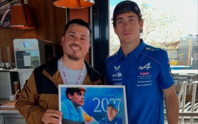 La emoción de un fotógrafo paranaense tras entregarle un regalo a Franco Colapinto