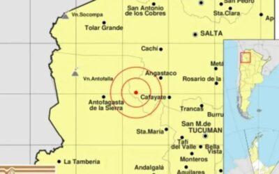 Sismo de magnitud 4,7 sacudió Salta y se sintió en Tucumán y Jujuy